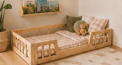 Toddler floor bed